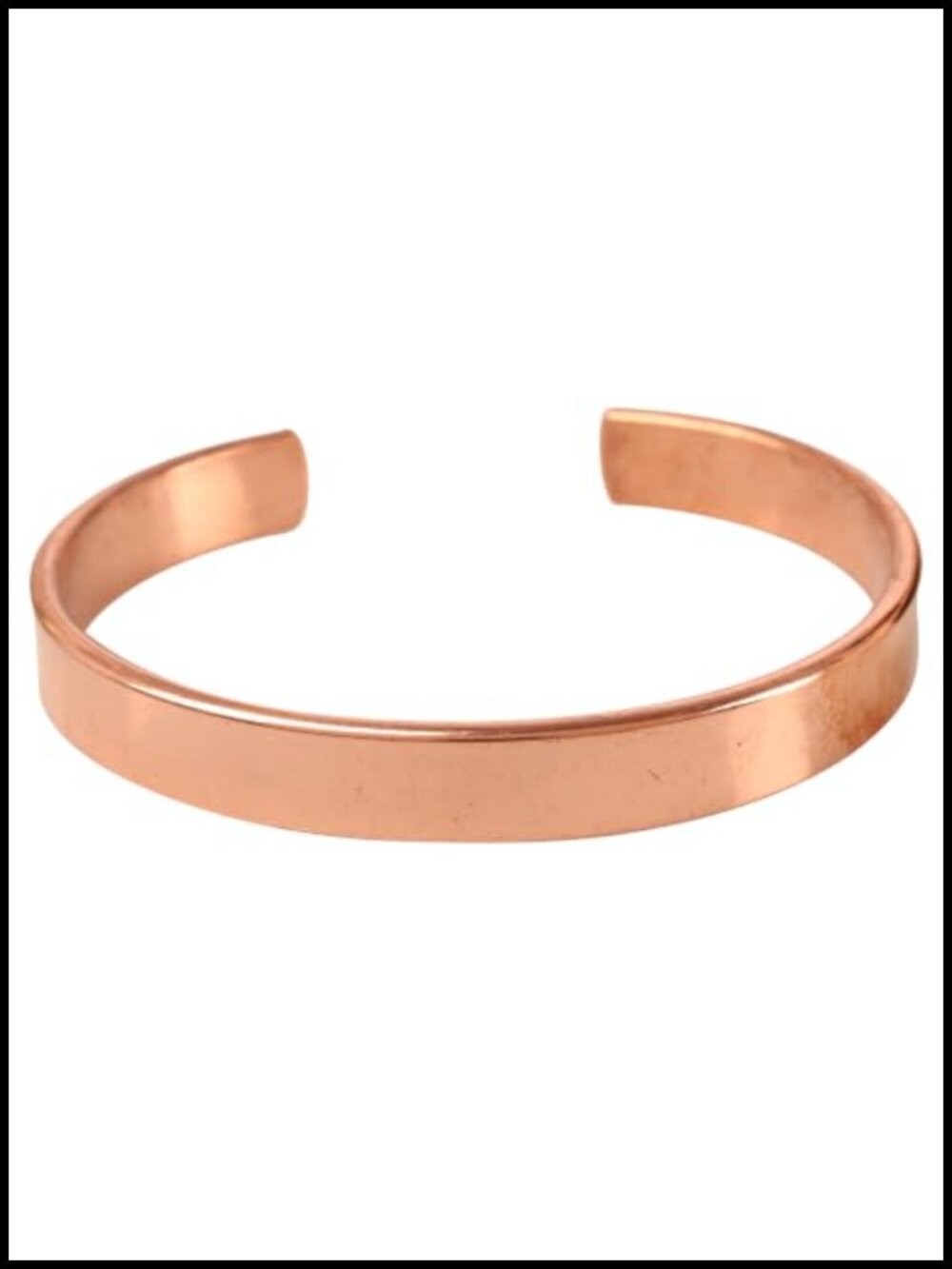 Hand Forged Solid Copper Bracelet Tibetan Style Adjustable Unisex